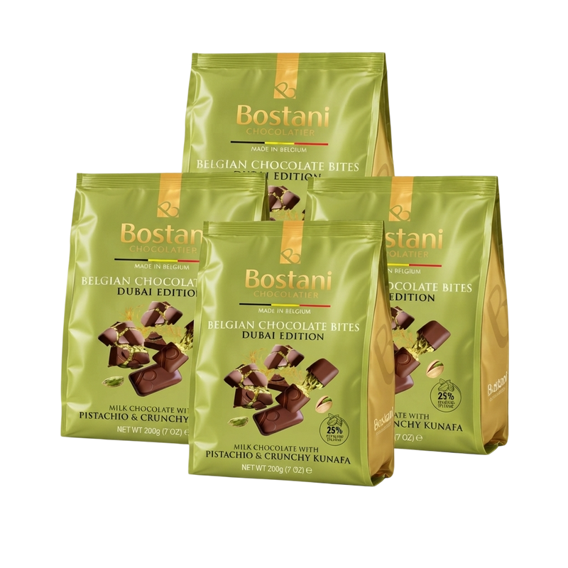 Dubai Edition chocolate bites pack of 4 bags