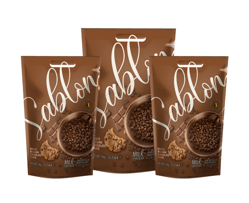 Sablon milk chocolate chips multi-pack of bags
